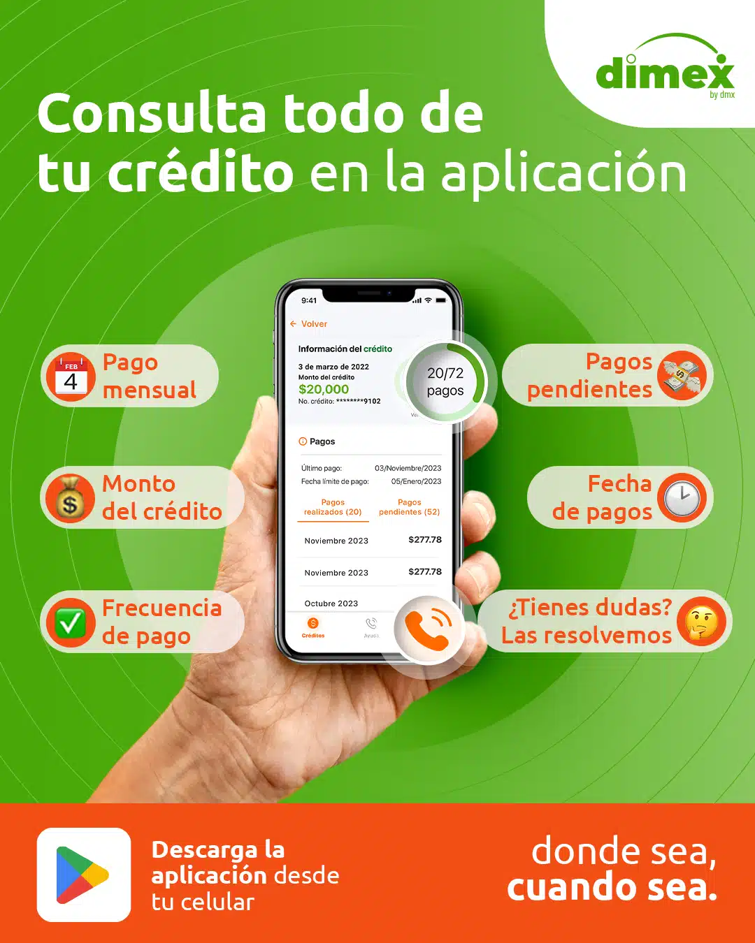 app de prestamos dimex
