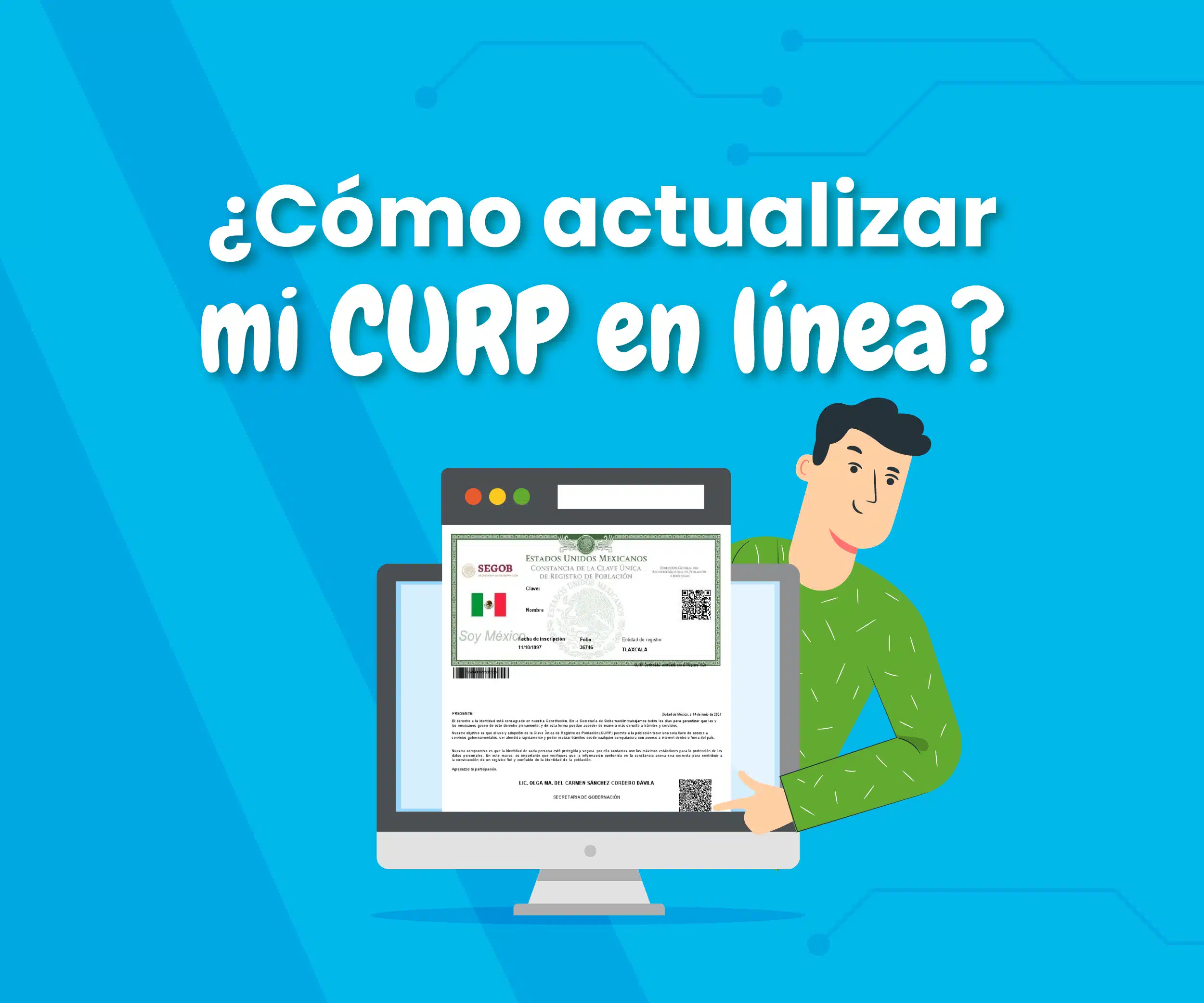 como actualizar mi curp